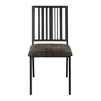 Zudora - Side Chair (Set of 2) - Synthetic Leather & Black