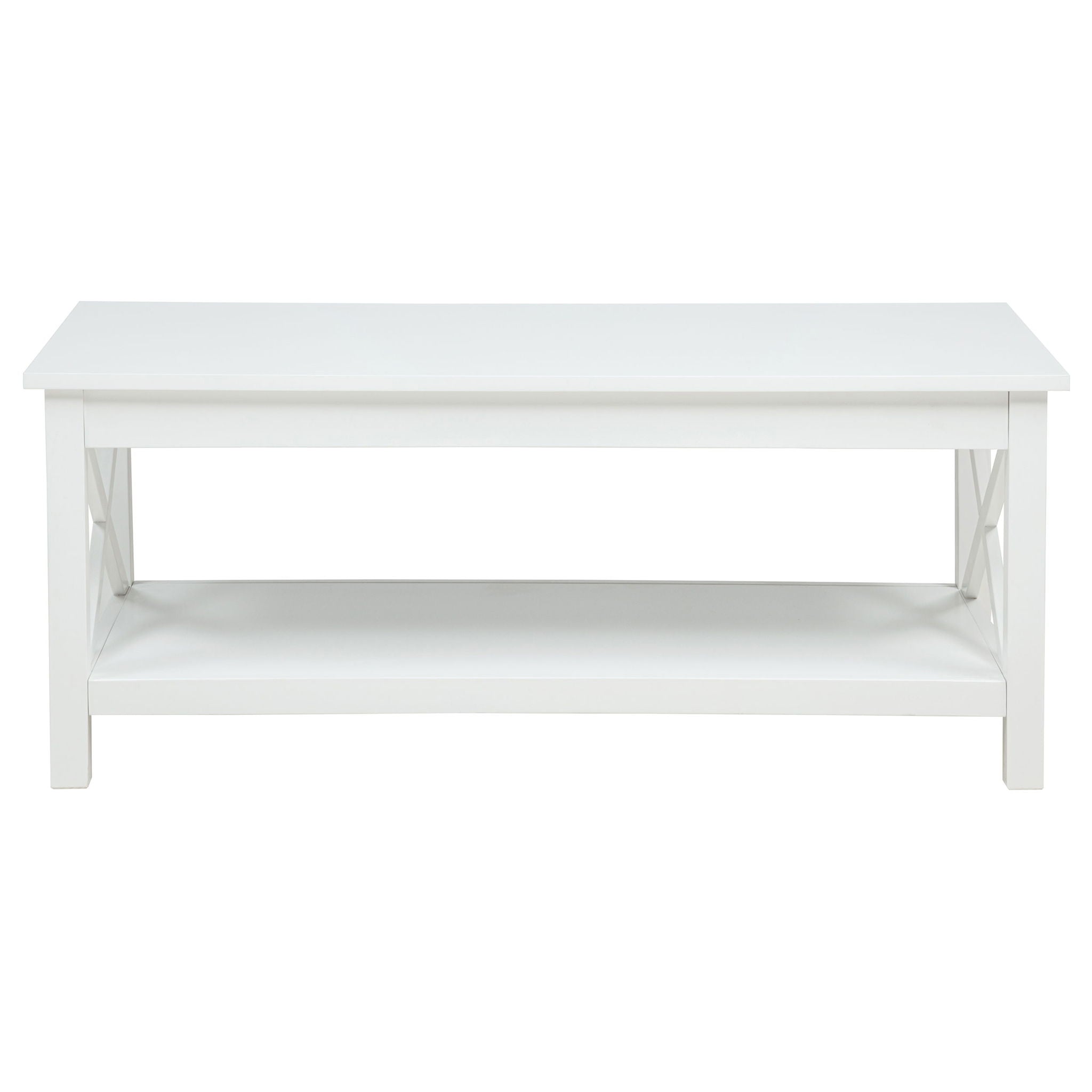 Skyview 44-inch Rectangular Lift Top Coffee Table White