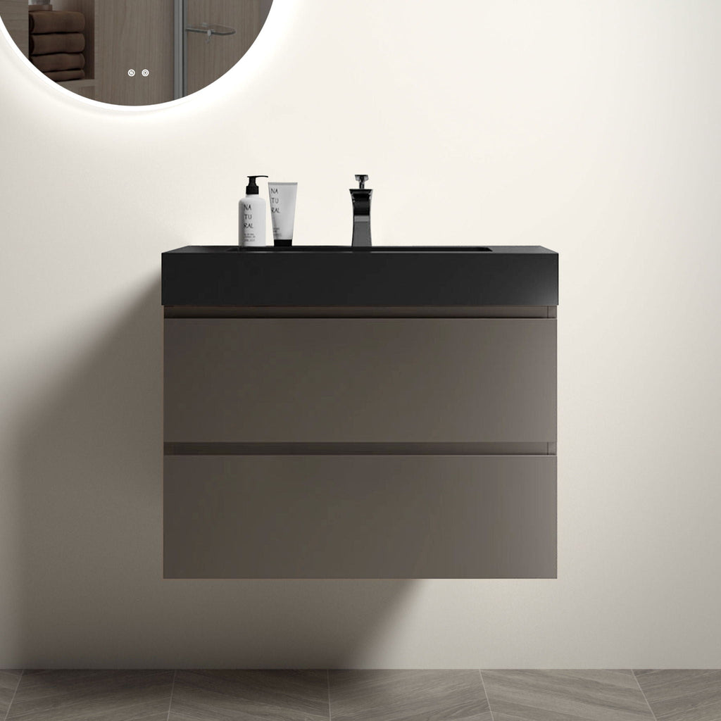 Alice - Bathroom Vanity With Sink, Wall Mounted, Floating