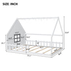 House Bed With Window And Fence