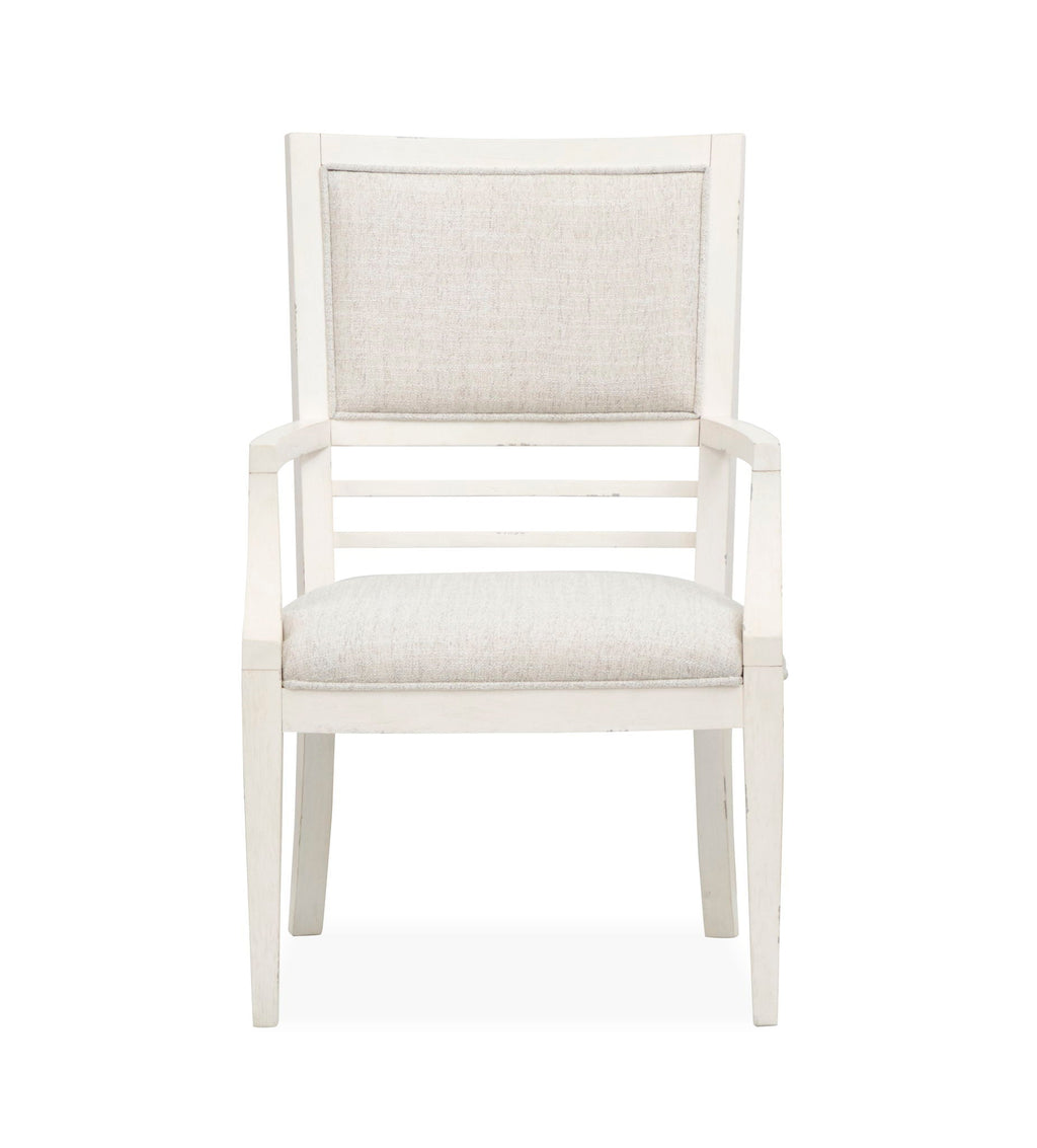 Echo Isles - Upholstered Arm Chair (Set of 2) - Sea Pearl And Driftwood