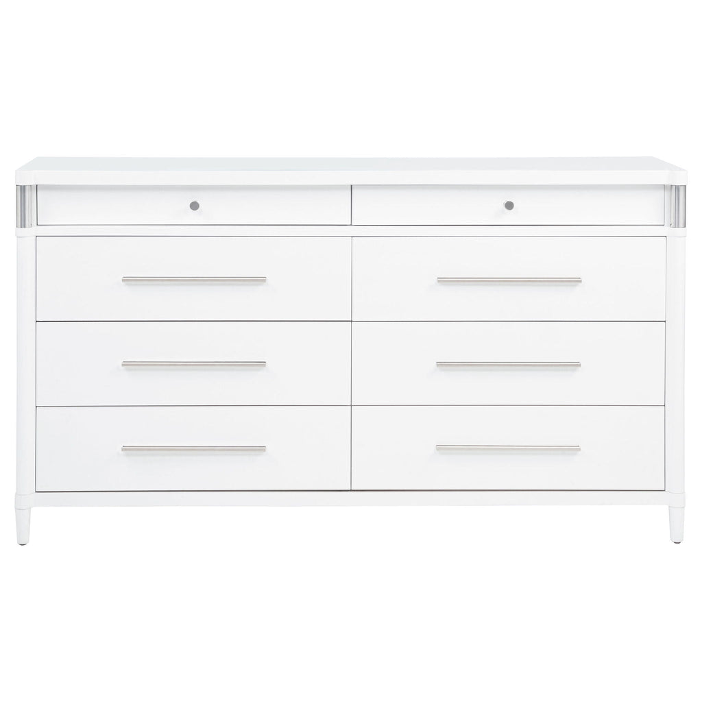 Gracemont 8-drawer Bedroom Dresser Cabinet White