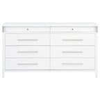 Gracemont 8-drawer Bedroom Dresser Cabinet White