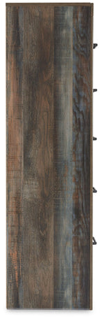 Drystan - Five Drawer Chest - Brown / Beige