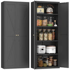 Adjustable 2 Door Storage Cabinet With Adjustable Shelves