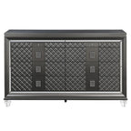Sawyer - Dresser - Metallic Gray
