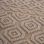 Guros - 8' X 10' Geometric Indoor / Outdoor Area Rug - Mocha
