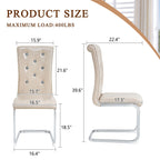 Elegant Design Upholstered Dining Chairs