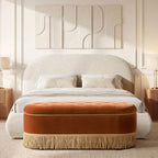Archie Puffy Grounded - Upholstered Platform Bed