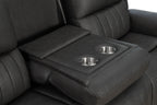 Pierce - Power Sofa With Power Recline, Power Headrest (Drop Down Table With Two Cup Holders)-Zero Gravity, Lumbar
