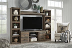 Trinell - 4-Piece Entertainment Center With 60" TV Stand