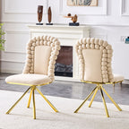Puffy Bubble, Ball Chain Chair For Dining Room & Kitchen (Set of 2)