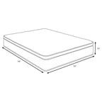 Sommet 13-inch Full Bamboo Euro Top Memory Foam Hybrid Mattress