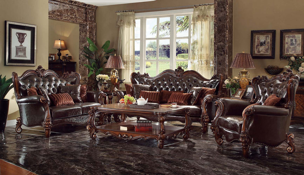 Versailles - Loveseat With 5 Pillows