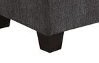 Ottoman - Gray - Wood