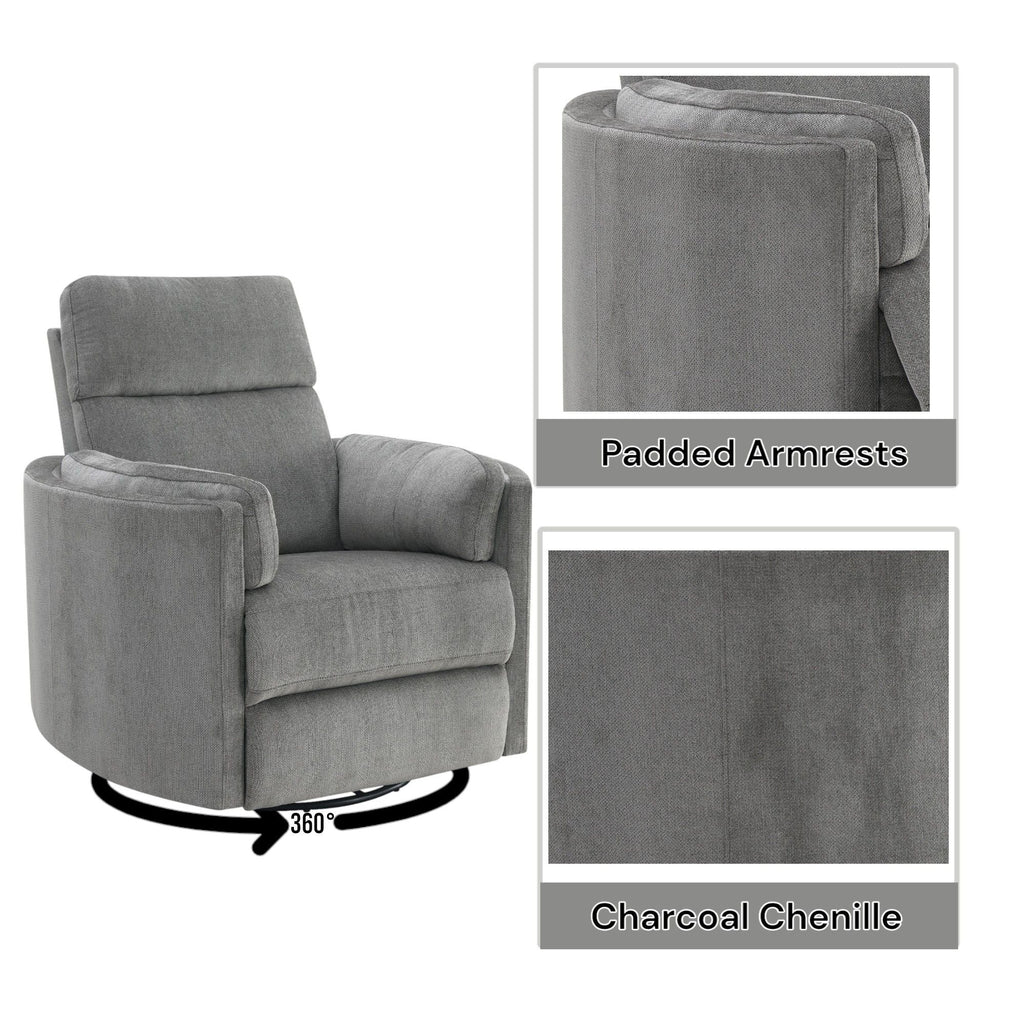 Sagen - Glider Recliner With Swivel