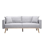 Easton - Fabric Sofa With USB Charging Ports Pockets And Pillows
