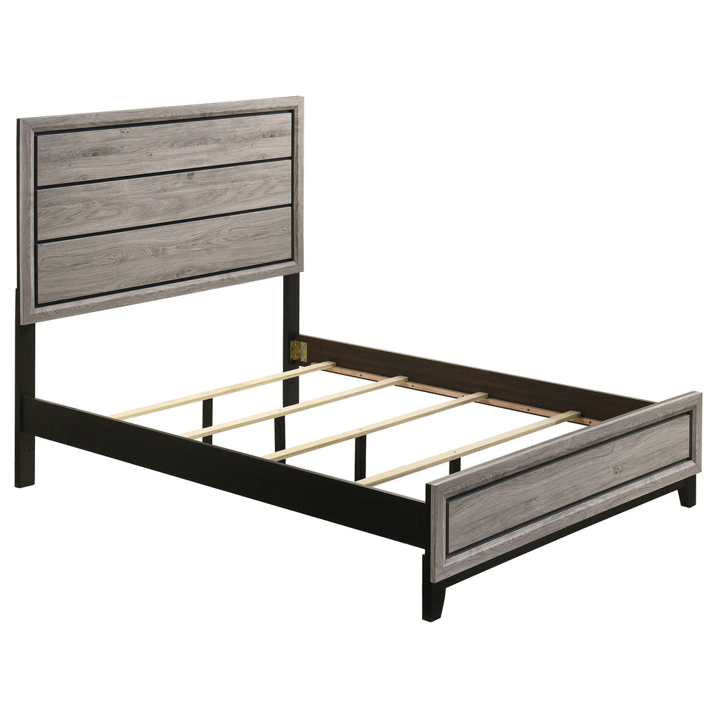 Valen Five-piece Full Bedroom Set Light Taupe