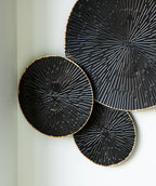 Rhetlen - Wall Decor - Black / Gold Finish