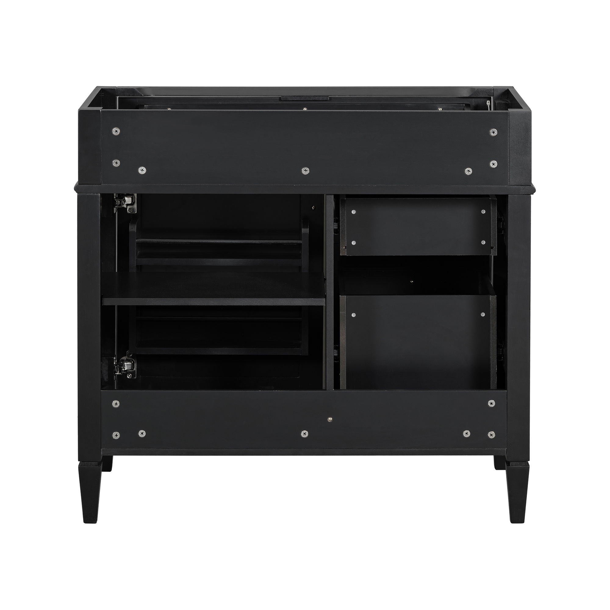 Bathroom Vanity With 2 Drawers And Tip-Out Drawer, Storage Cabinet