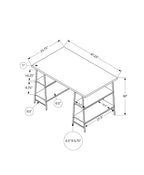 Computer Desk For Home Office, Laptop, Storage Shelves, Contemporary & Modern