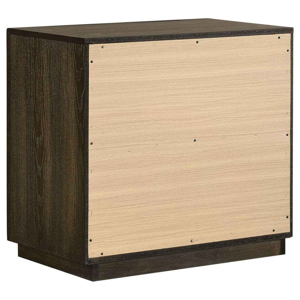 Atlas 4-piece Eastern King Bedroom Set Dark Oak
