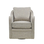 Wide Seat Arm Chair With 360 Degree Rotation