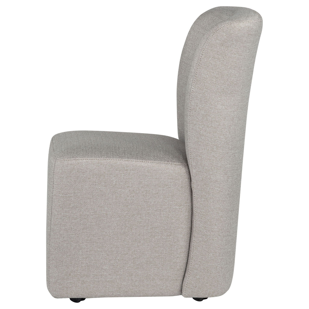 Jaelynn Upholstered Parsons Dining Side Chair Beige (Set of 2)