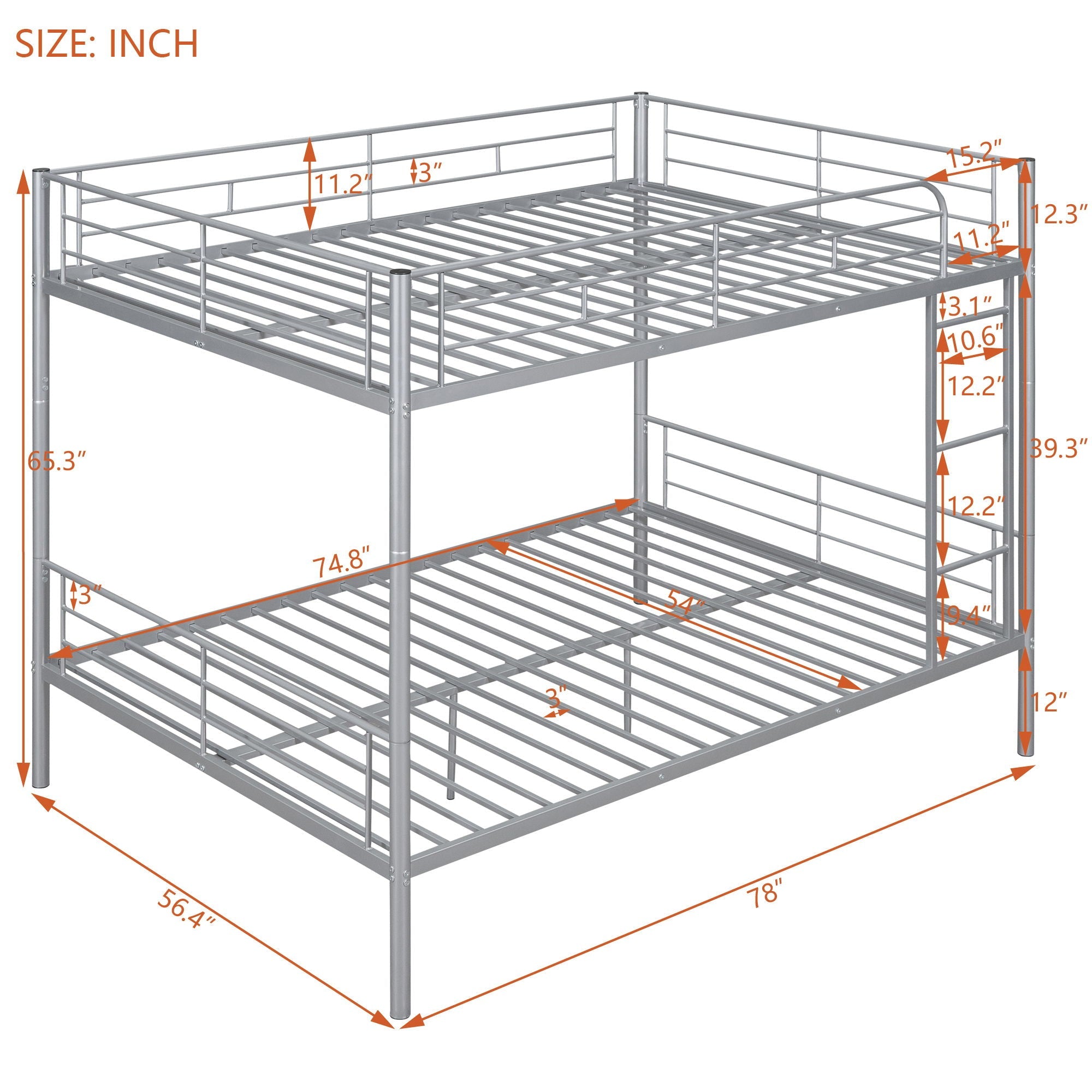 Steel Construction Bunk Bed