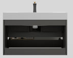 Alice - Bathroom Vanity With Sink, Wall Mounted, Floating