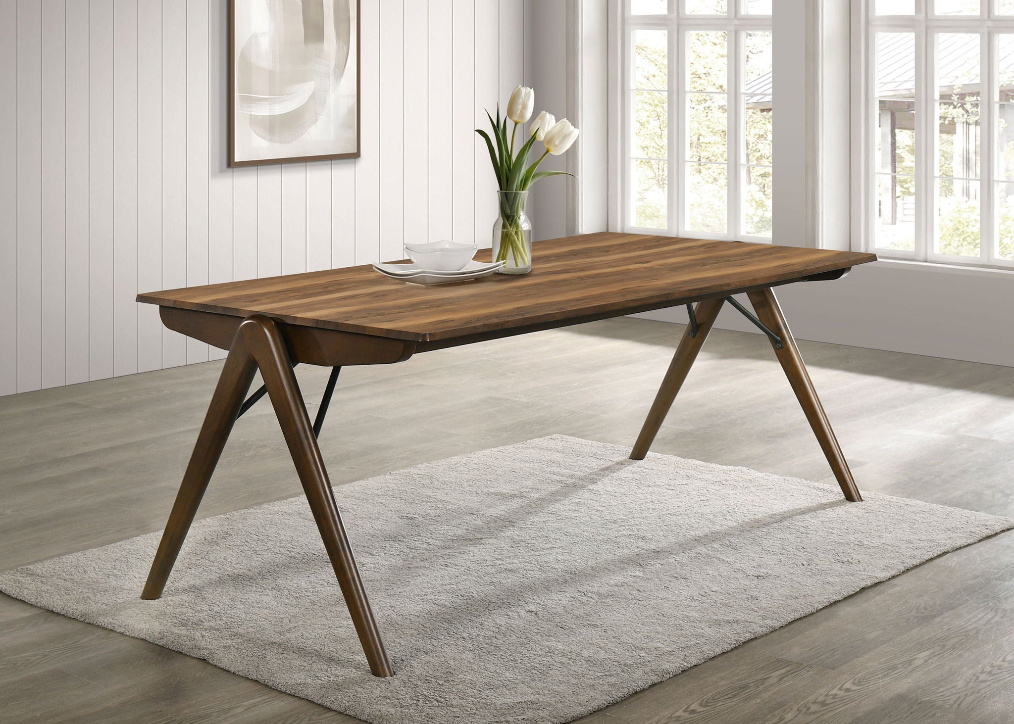Randolph 82-inch Rectangular Dining Table Sheesham and Brown