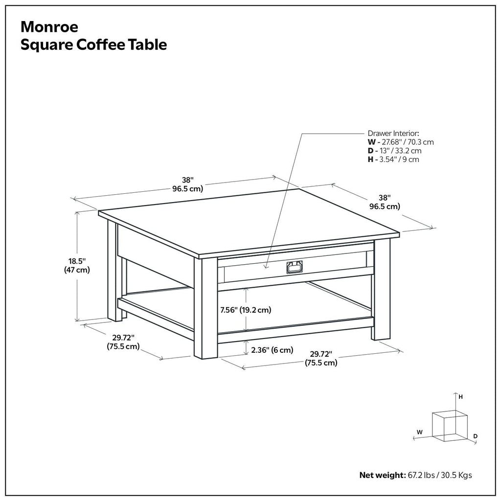 Monroe - Handcrafted Side Table
