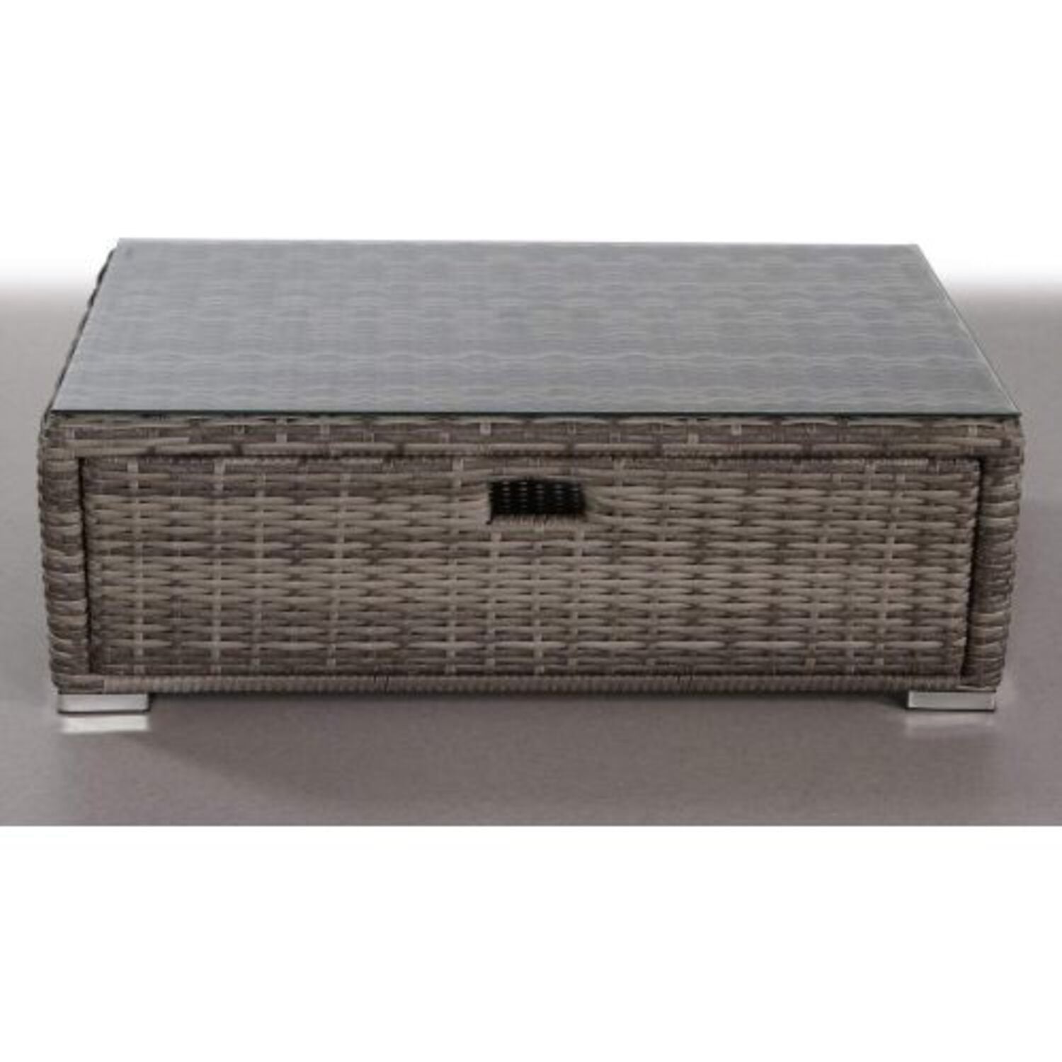 Glass Outdoor Coffee Table - Gray Mix