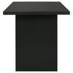 Decker 70-inch Rectangular Wood Counter Height Dining Table Black