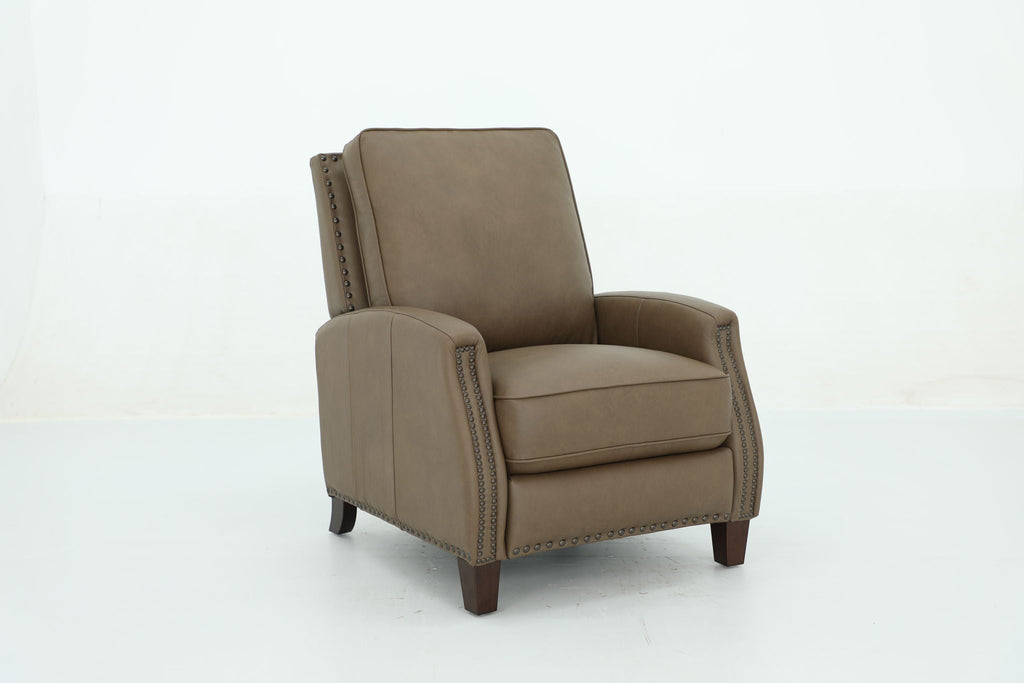 Melrose - Recliner Push Thru The Arm - Cashmere-Taupe