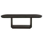 Leandro 9-piece Rectangular Dining Table Set Burnished Black