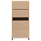Wadeline 2-door Tall Accent Storage Cabinet Rustic Tobacco