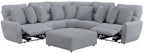 Majesty - Deep Seating Power Reclining Sectional And Ottoman
