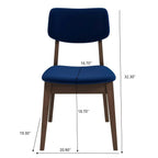 Carlos - Solid Back Side Chair (Set of 2)