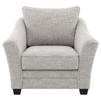 Tomkins Boucle Upholstered Chair Light Grey