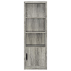 Burke 4-shelf Engineered Wood Media Tower Grey Driftwood