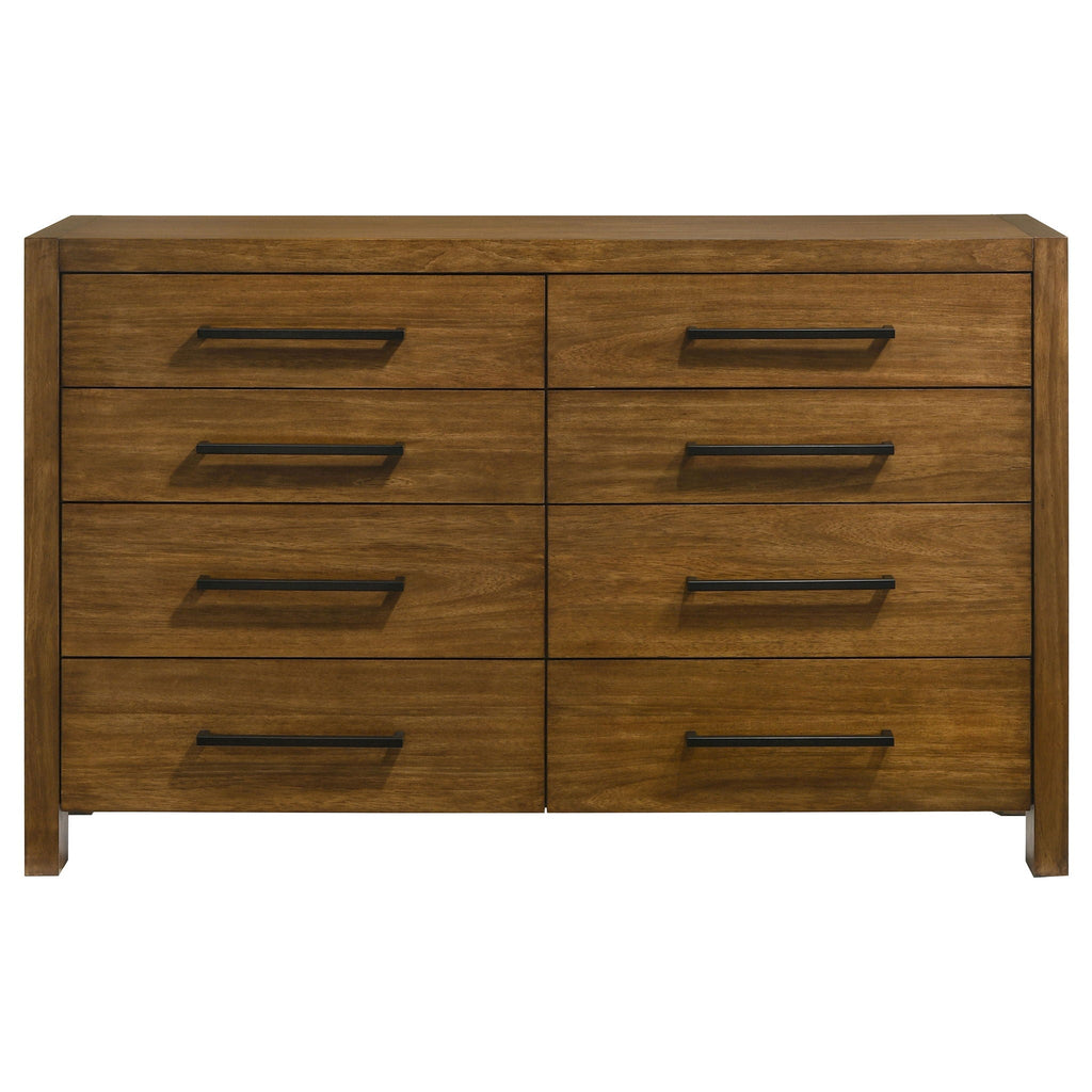 Adderley 8-drawer Bedroom Dresser Cabinet Warm Brown