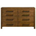 Adderley 8-drawer Bedroom Dresser Cabinet Warm Brown