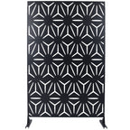 Outdoor & Indoor Metal Privacy Screen, Freestanding Decorative Panels