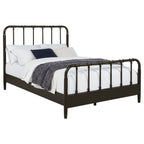 Rocco All Wood Water Pipe Open Frame Full Bed Dark Bronze