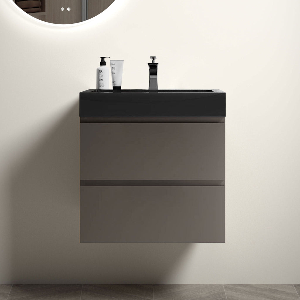 Alice - Bathroom Vanity With Sink, Wall Mounted, Floating