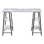 Computer Desk For Home Office, Laptop, Storage Shelves, Contemporary & Modern