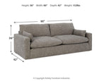 Dramatic - Sofa - Granite
