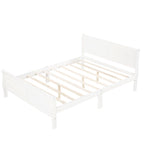 Platform Bed Frame Mattress Foundation Sleigh Bed With Headboard / Footboard / Wood Slat Suppor