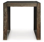 Dreggan - Square End Table - Brown
